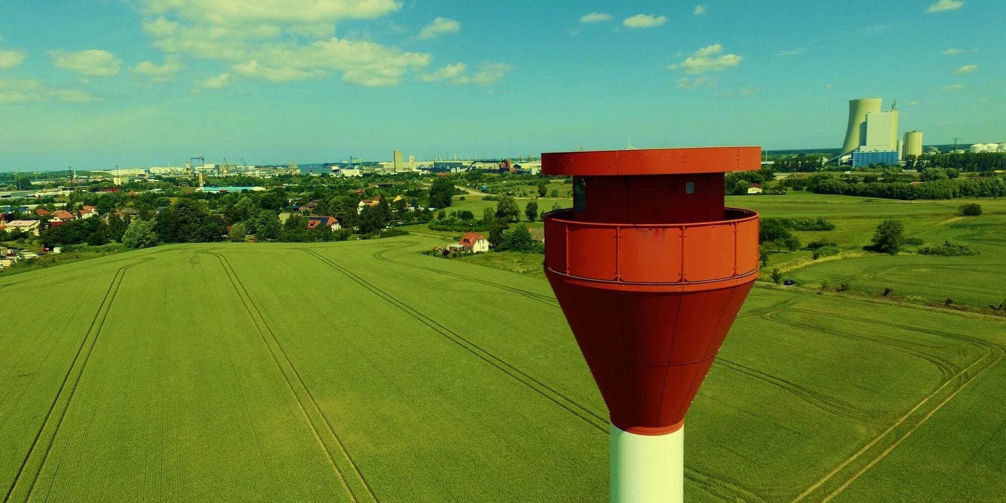 Luftbild Oberfeuer Signal Krummendorf